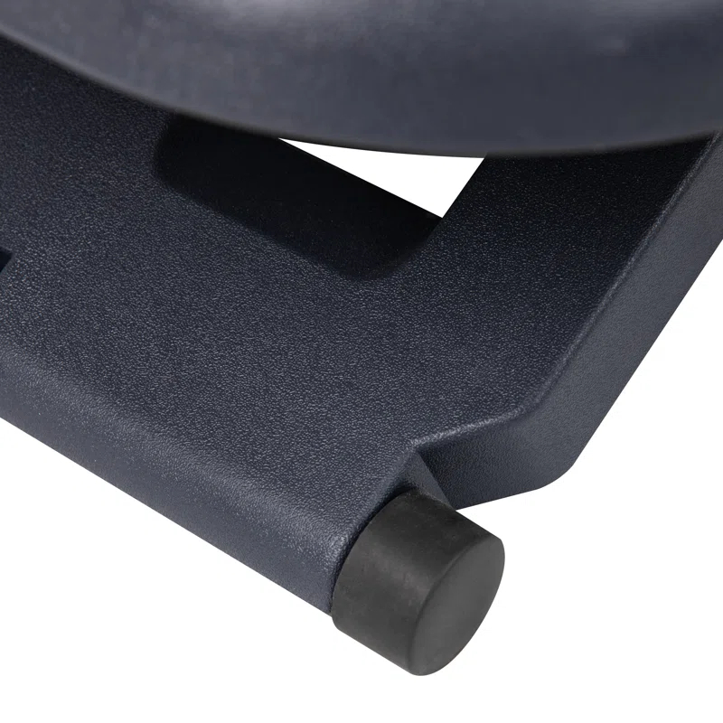 Mind Reader Foot Rest, Under Desk at Work, Ergonomic, Height Adjustable, Office, Plastic, 17.5"L x 13.5"W x 3.5"H