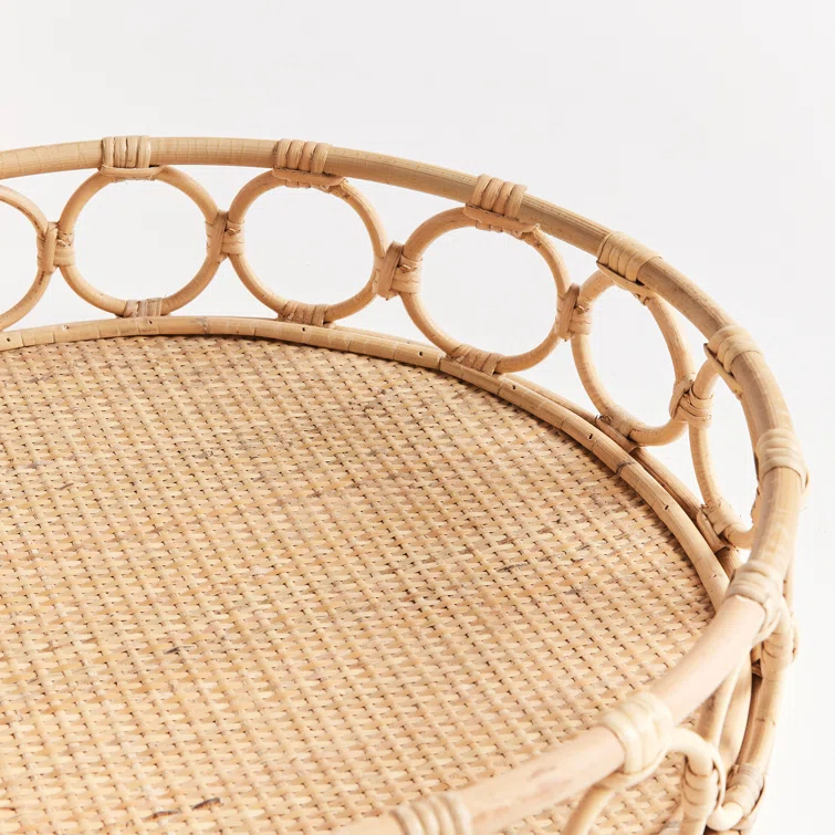 Jalisa Modern Rattan Tray 2