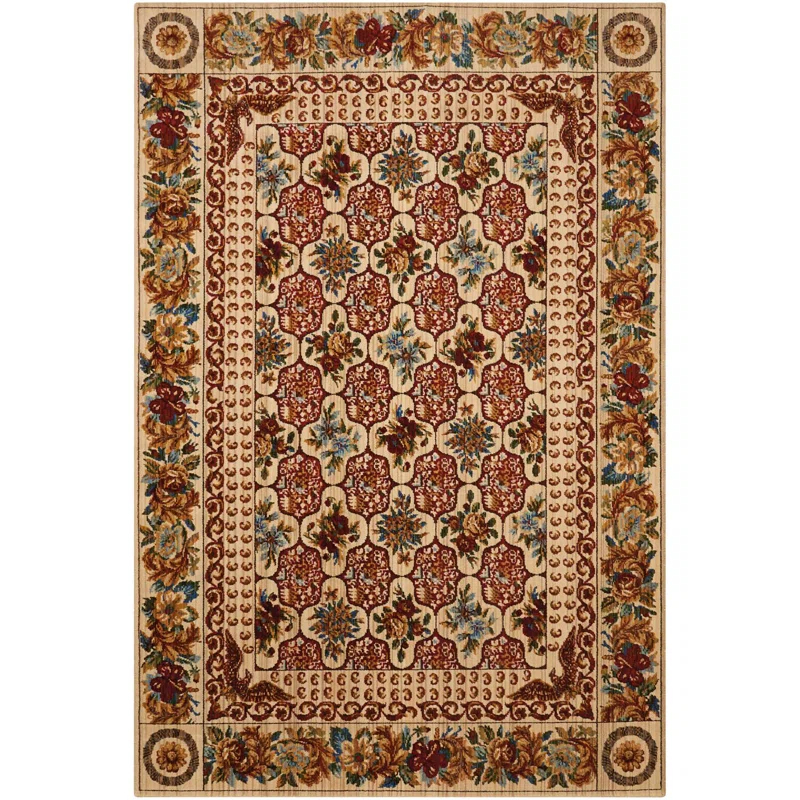 Darya Home Mathilde Traditional Multicolor Transitional Area Rug