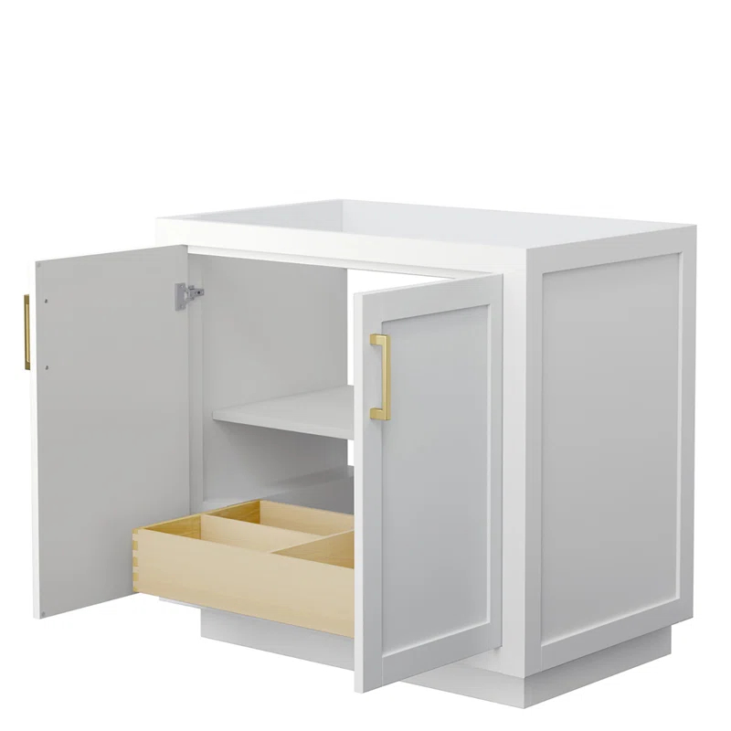 Wyndham Collection Miranda 35.25" Freestanding Single Bathroom Vanity Base Only