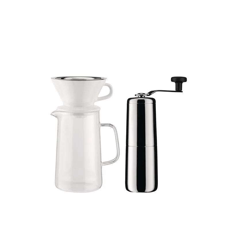 Alessi Slow Stainless Steel Manual Blade Coffee Grinder