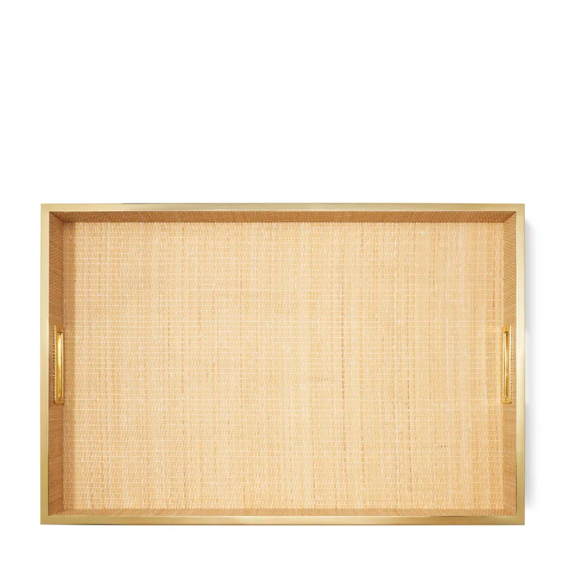 AERIN Colette Cane Butler Tray