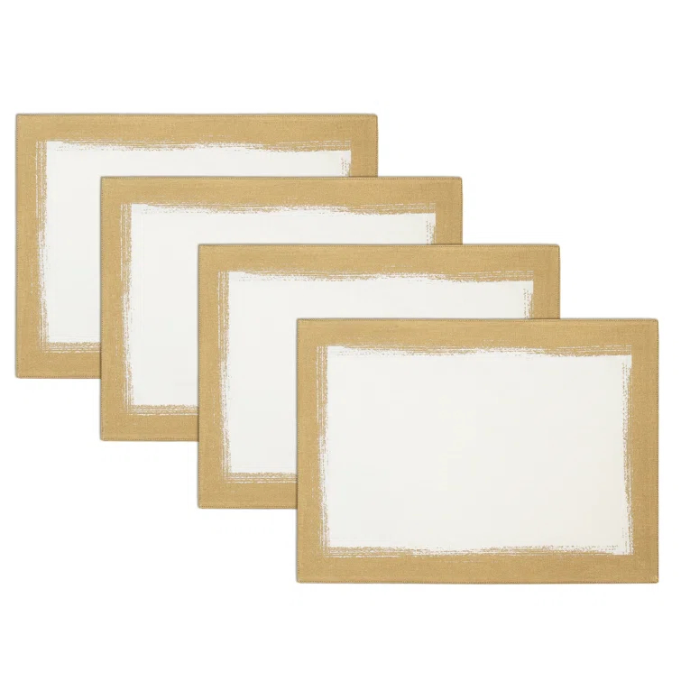 Villeroy & Boch Metallic Brushstroke Linen Blend Placemat & Reviews | Wayfair
