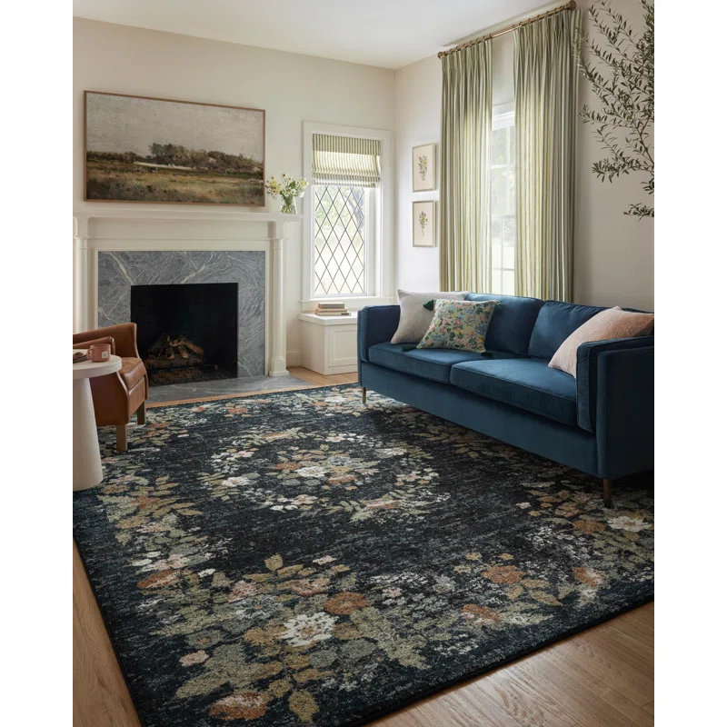 Rifle Paper Co. x Loloi Rifle Paper Co. x Loloi Laurel Navy Area Rug