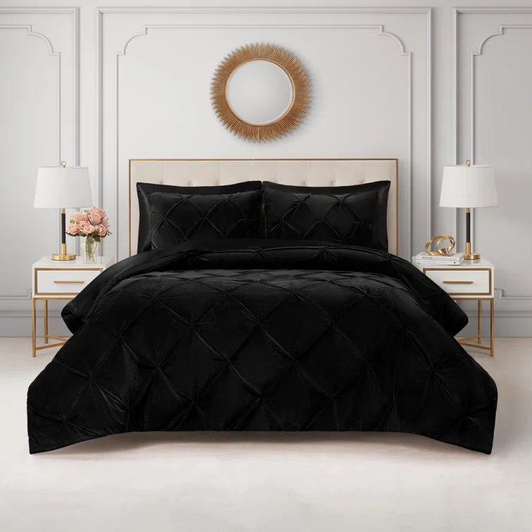 Juicy Couture Kiss Pleat Plush Micromink Comforter Sets & Reviews | Wayfair