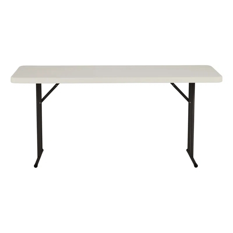 Rectangular Blow-Molded Plastic Folding Training Seminar Table