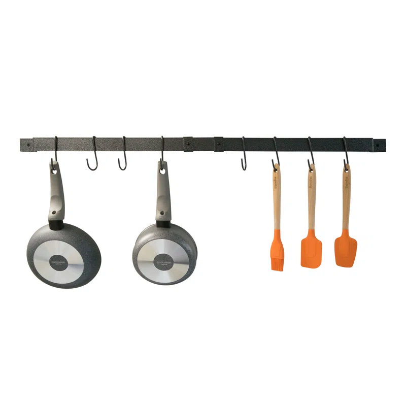 Range Kleen Steel Straight Wall Mounted Pot Rack