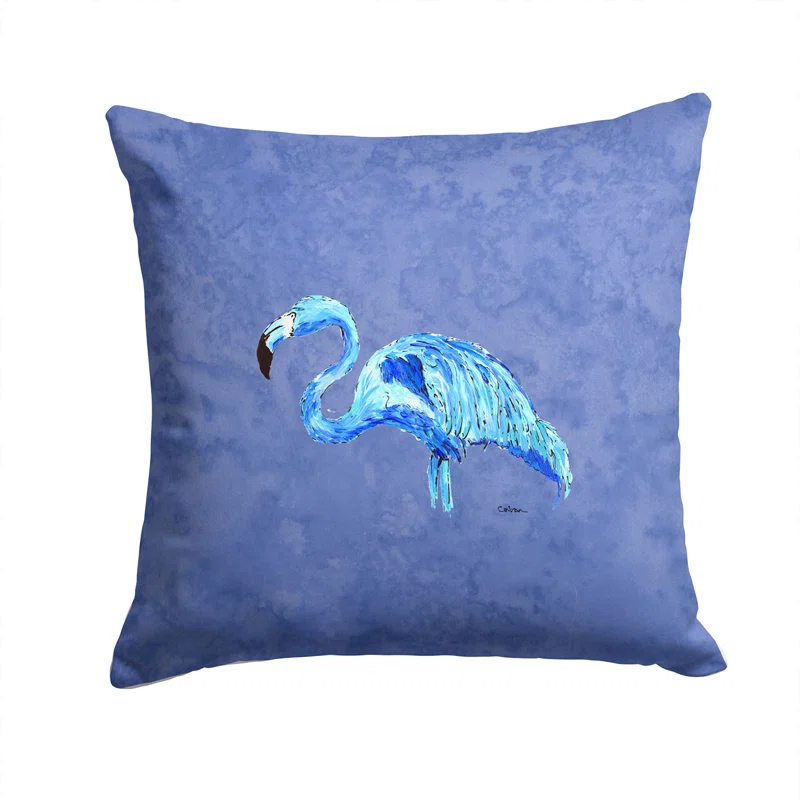 Caroline's Treasures Flamingo Indoor/Outdoor Throw Pillow