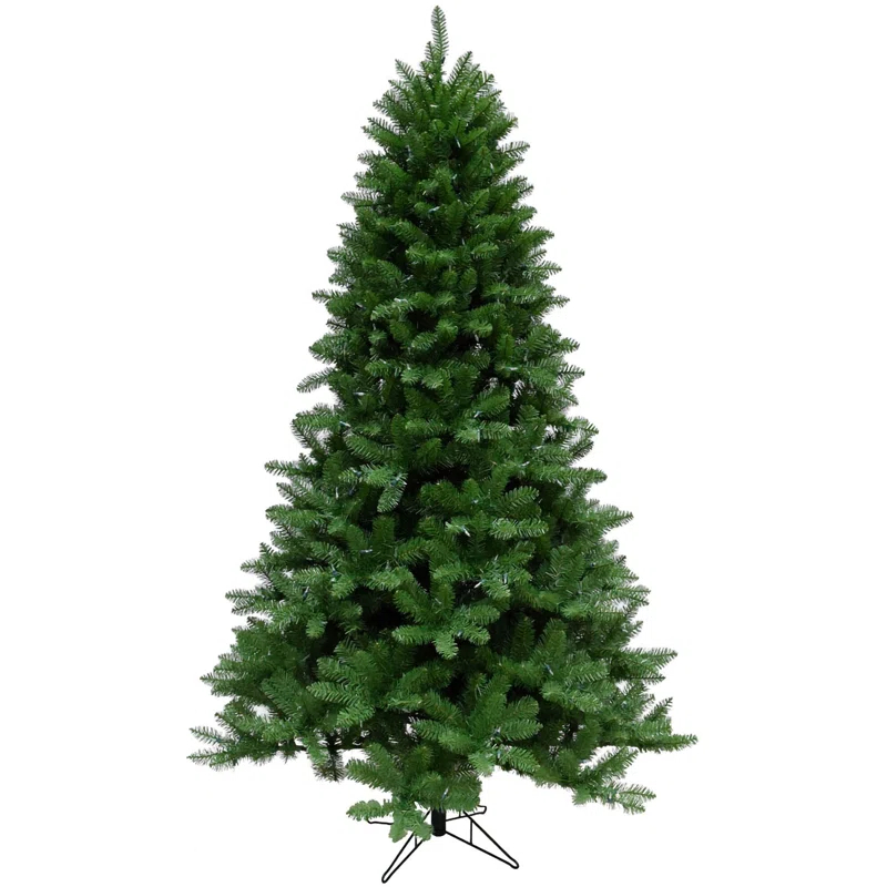 Christmas Time Christmas Time Greenland Pine Artificial Christmas Tree with Dual Multicolor & Warm White LED Lights
