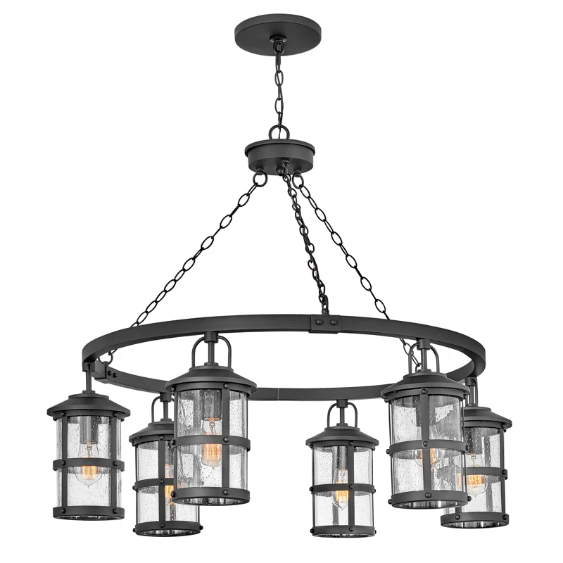 Lakehouse 12v Six-Light Outdoor Chandelier