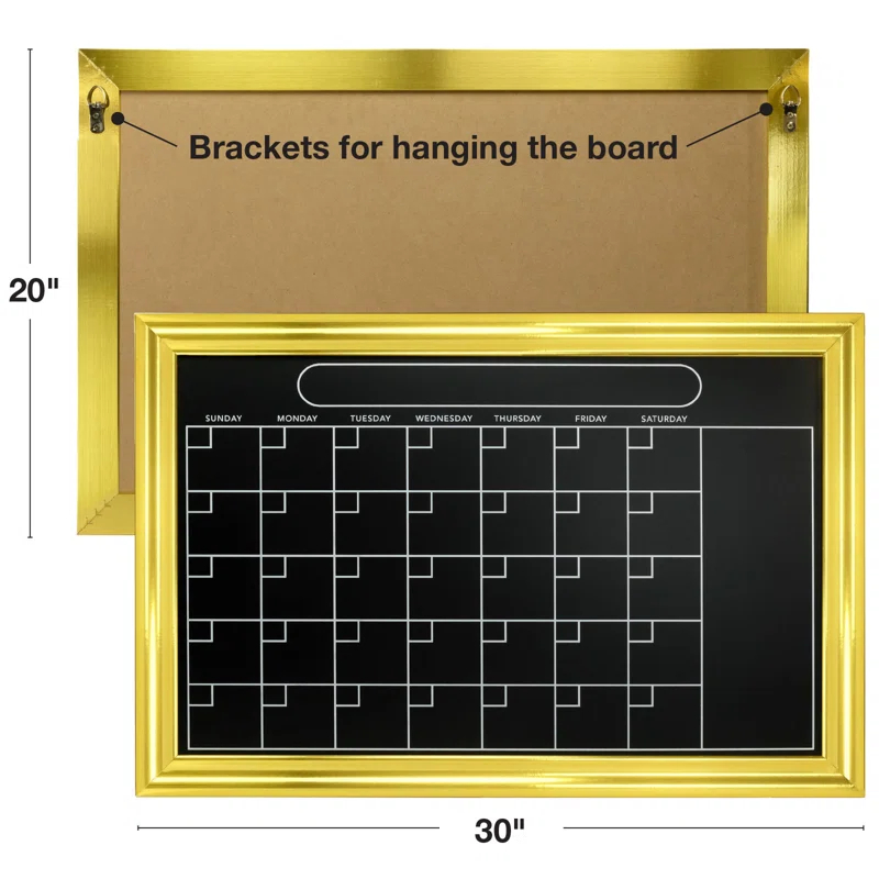 Excello Global Products Wall Vinyl Magnetic Chalkboard