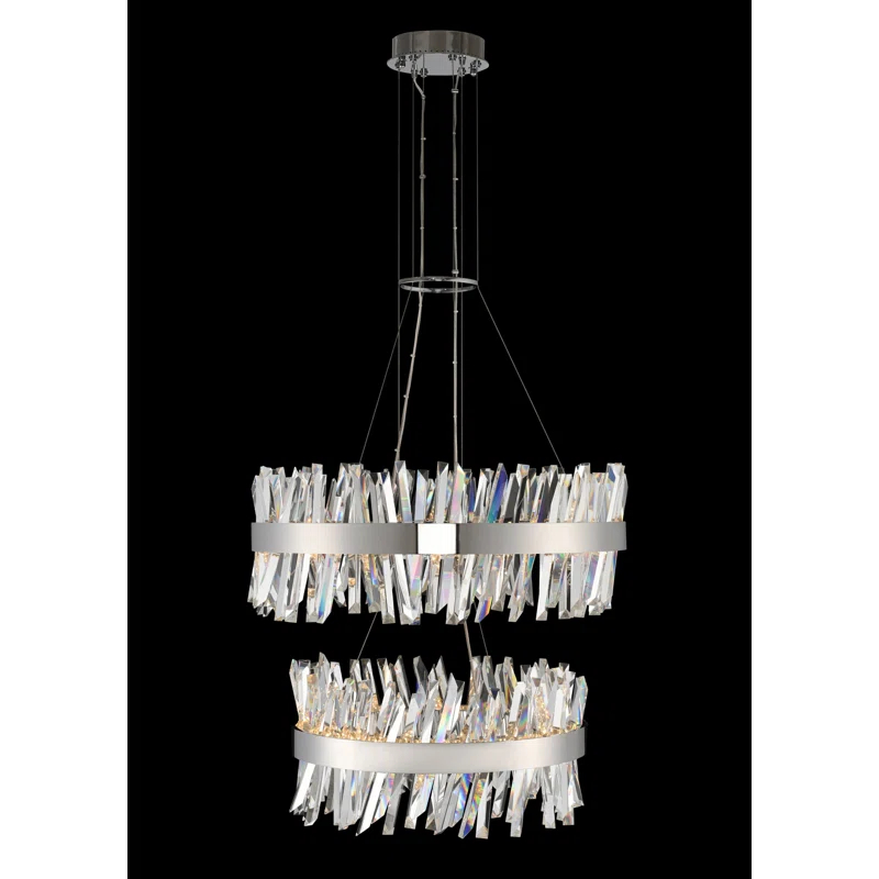 Allegri by Kalco Lighting Glacier 1 - Light LED Unique/Statement Pendant