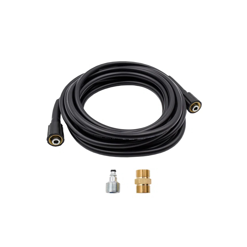 AR Blue Clean Pressure Washer Hose Kit, with 300 Series & Garden Hose Transfer Adapter