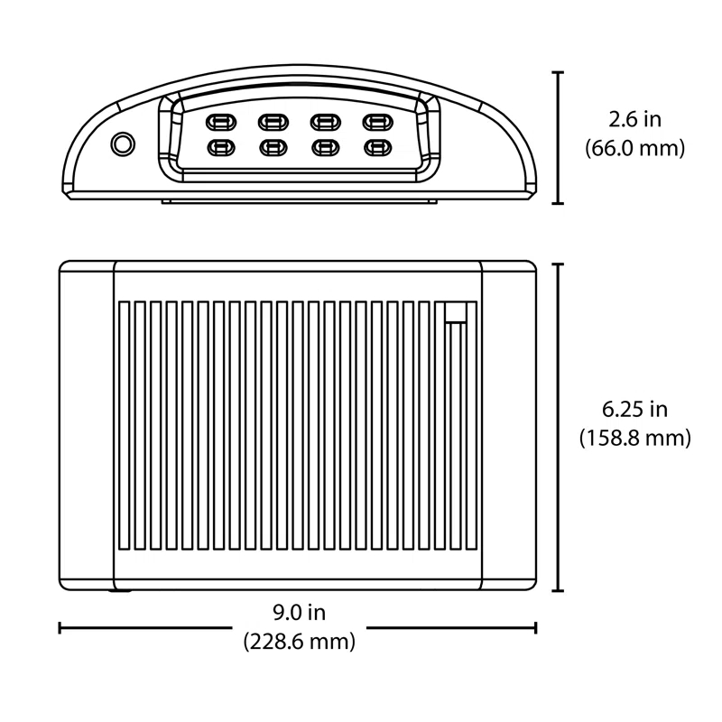 NICOR Lighting Aluminum Emergency Light