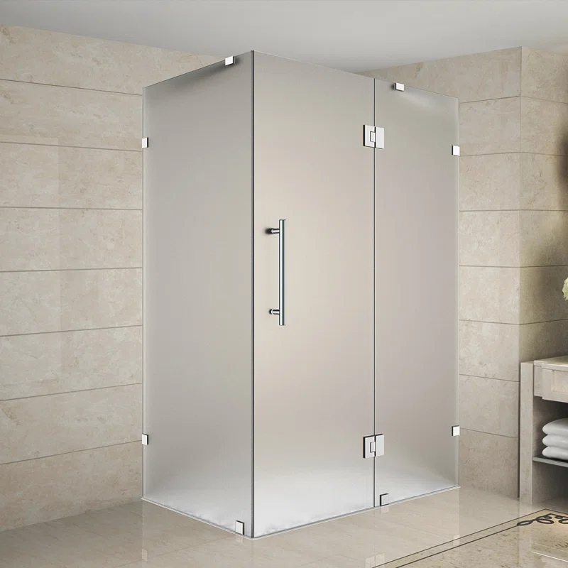 Aston SEN987F-CH-4838-10 Avalux Rectangle Hinged Shower Enclosure
