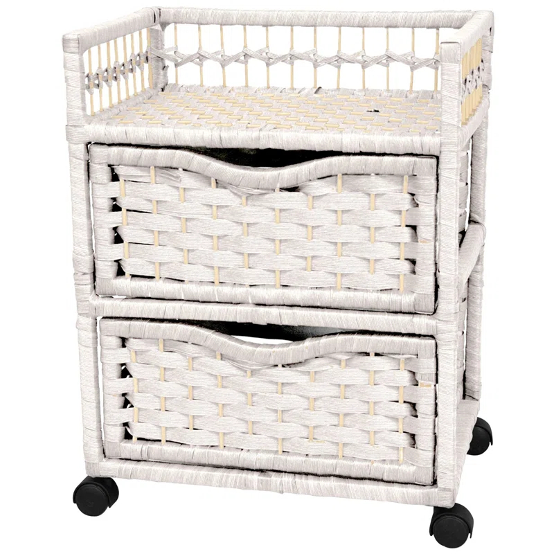 Bay Isle Home™ Aimee 2 Drawer Storage Drawer