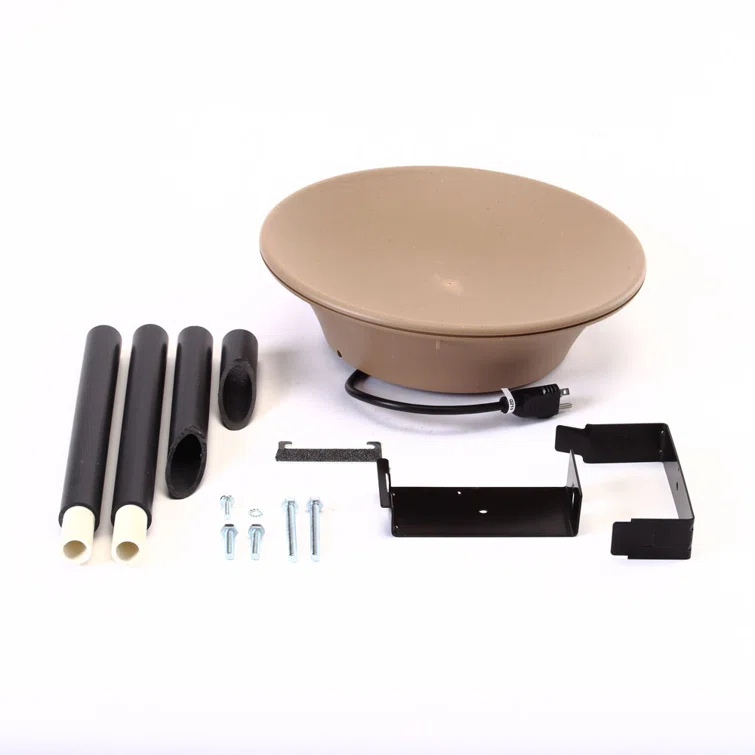 Allied Precision Industries Plastic / Acrylic Birdbath