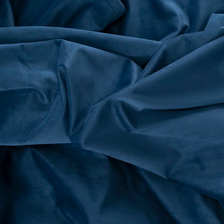Everly Quinn Premium Velvet Myreon Solid Color Blackout Thermal Rod Pocket Single Curtain Panel Liner