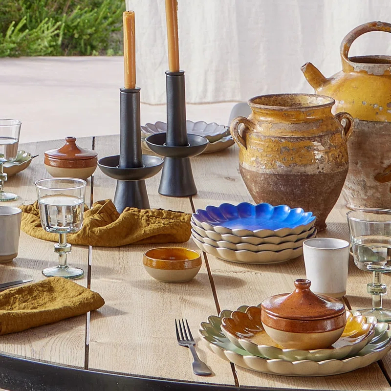 Costa Nova Marrakesh 8.63'' Stoneware Salad/Dessert Plate (Set of 6)