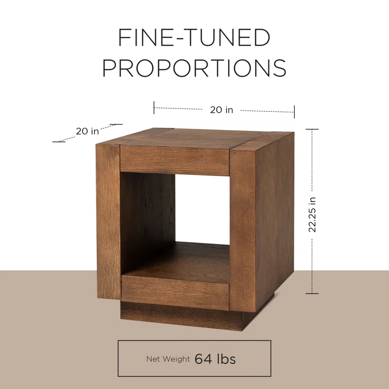 Maven Lane Artemis Wooden Side Table