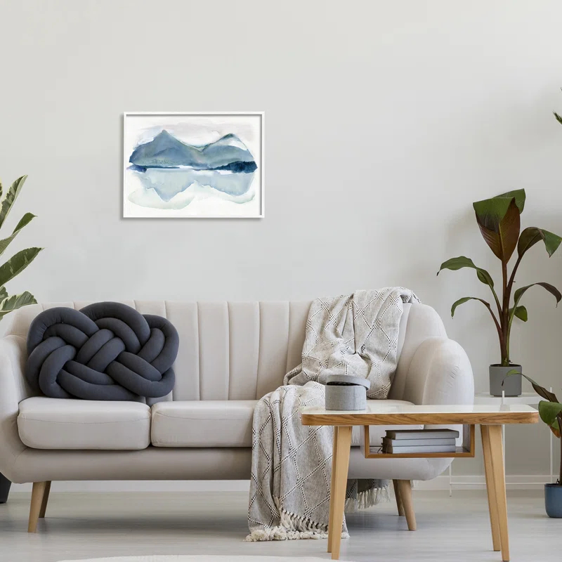 Stupell Industries " Iceberg Mountain Water Glacier Reflection Abstract Landscape " by Carol Robinson