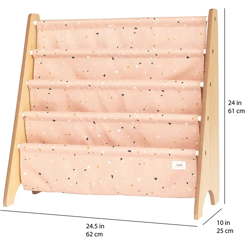 3 Sprouts - Book Shelf - Kids Book Rack Organizer  - Baby Room Bookcase