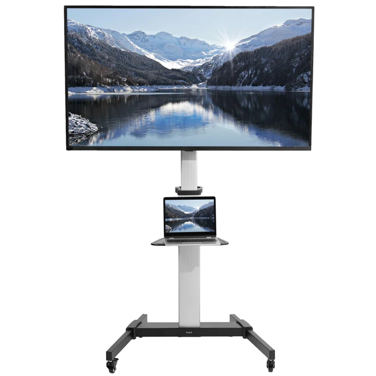 Vivo Heavy Duty TV Cart for 32" to 83" Screens, STAND-TV09