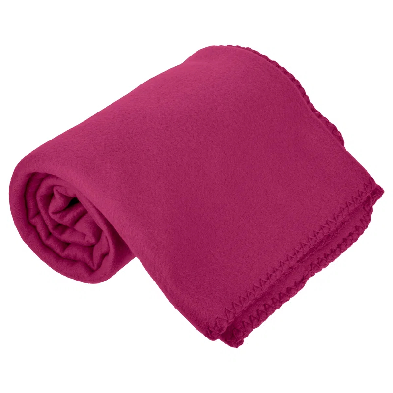 Imperial Home Cozy Comfort 50 x 60 Inch Cozy Fleece Throw Blanket