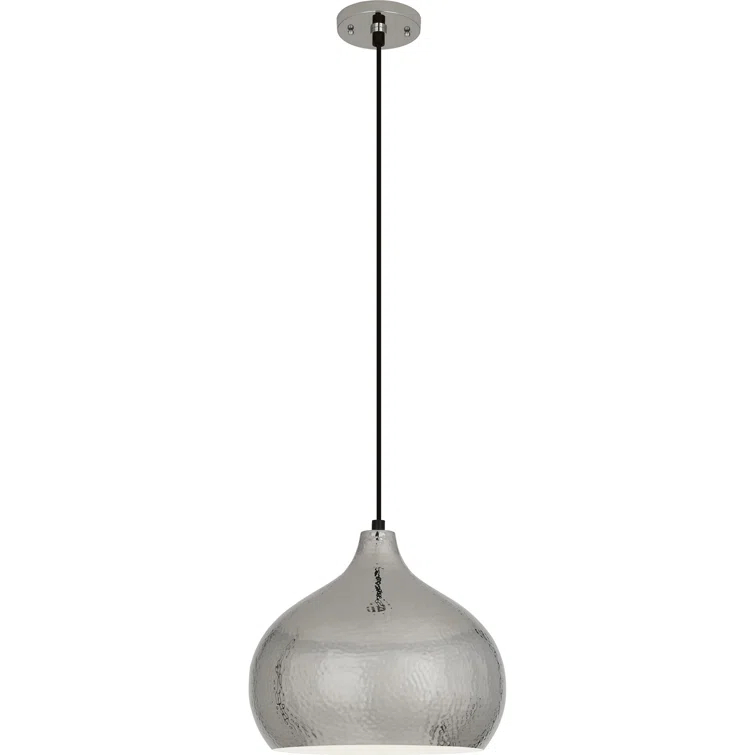 Robert Abbey Lighting - Dal - 12.50 Inch 1 Light Pendant-Polished Nickel Finish