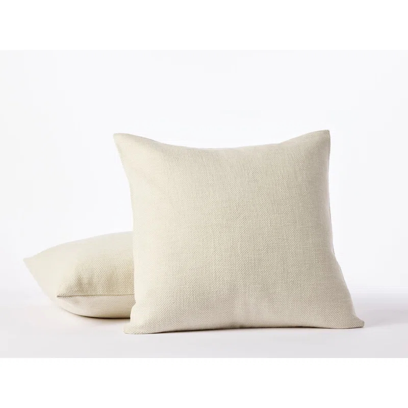 Coyuchi Canyon Organic Cotton Reversible Pillow Cover