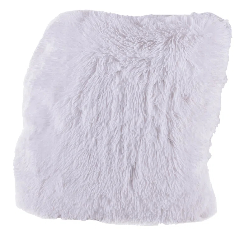 Faux Fur Reversible Throw Pillow (Set of 2)