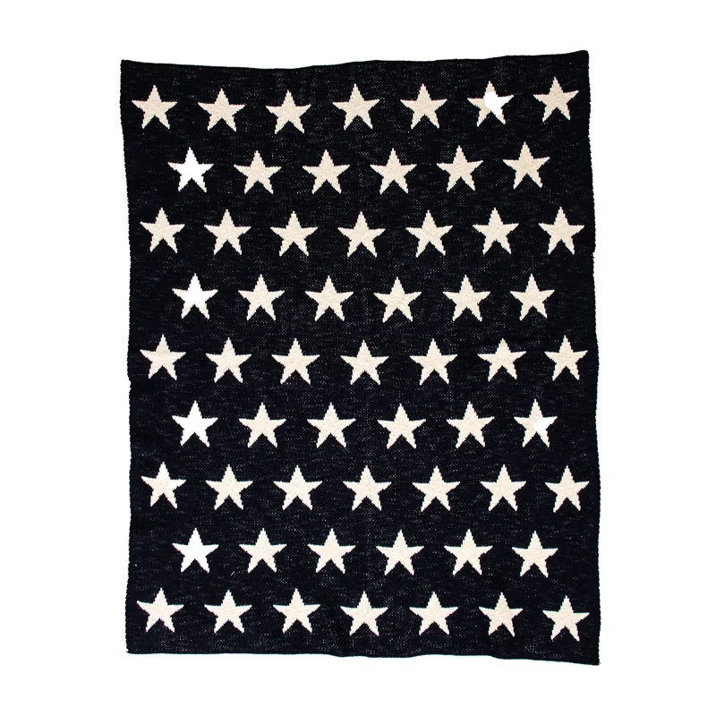 Parkland Collection  Starry Starry Night Transitional 100% Cotton Throw | Wayfair