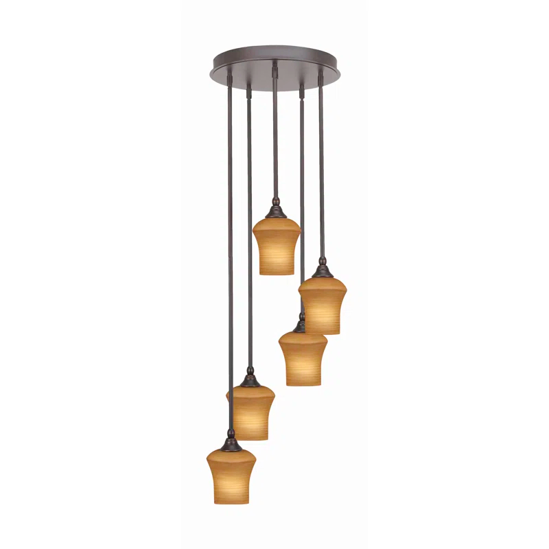 Red Barrel Studio® Empire 5-Light Cluster Pendalier
