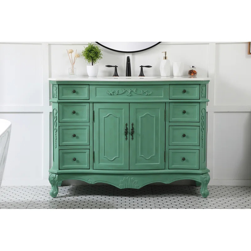 Elegant Kitchen and Bath Elegant Kitchen and Bath 48 Inch Single Bathroom Vanity