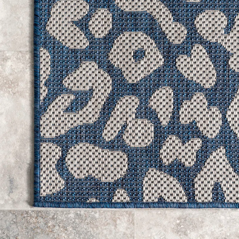 Gracie Oaks Terenia Leopard Indoor/Outdoor Area Rug