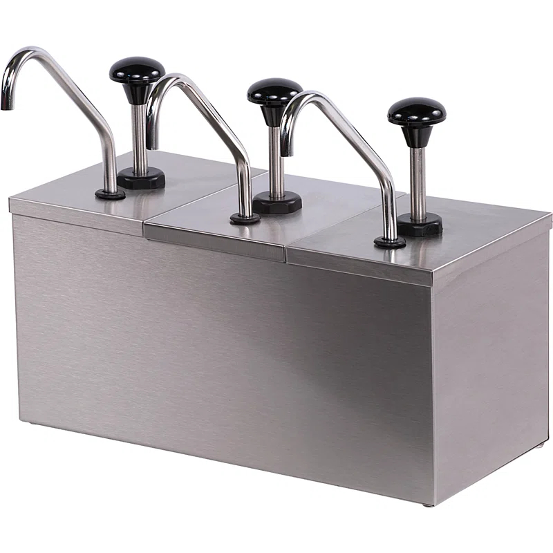 Carlisle Food Service Products Carlisle Food Service Products Stainless Steel Condiment Dispenser & Holder Buffet Accessory