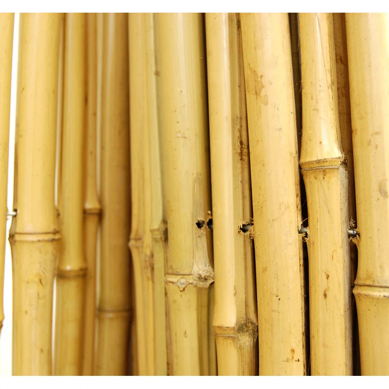 Natural Bamboo Fencing Decorative No Dig Fence Panels 3/4" D