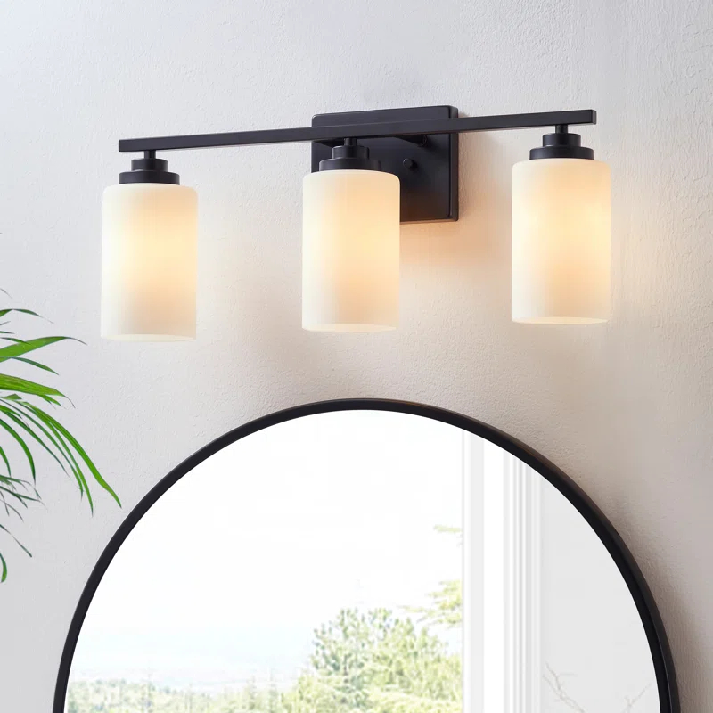 Kawoti Vanity Light With Frosted White Glass