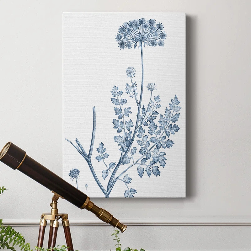 Winston Porter " Antique Botanical In Blue V "
