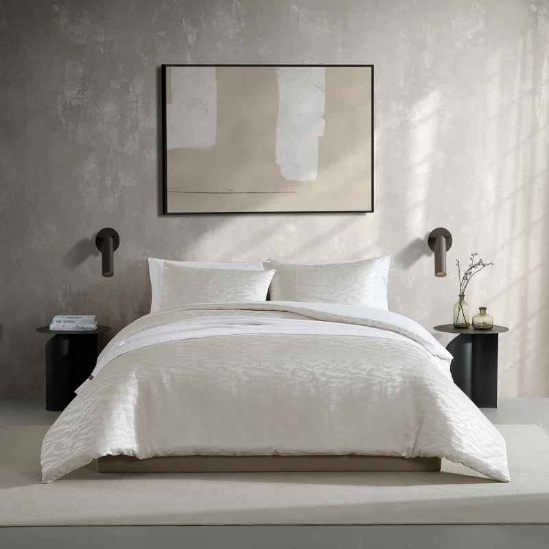 Vera Wang Vera Wang Illusion Ivory Comforter Set