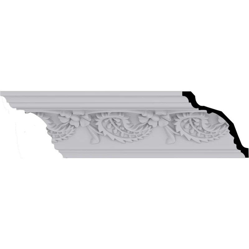 Ekena Millwork 5"H x 5"P x 7 1/8"F x 94 1/2"L Wakefield Crown Moulding