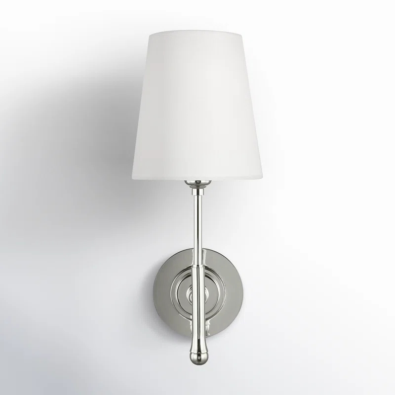 Single Light Steel Dimmable Wallchiere