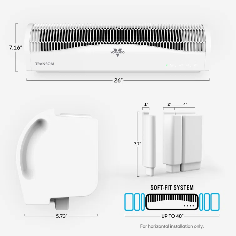 Vornado Vornado TRANSOM Window Fan with Reversible Exhaust Mode