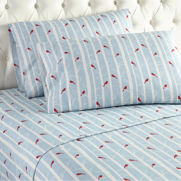 Micro Flannel® Micro Flannel® Printed Deep-Pocket Sheet Set
