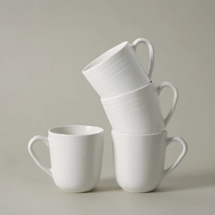 Evansburg 14oz Stoneware Coffee Mug- Service for 4 (Set of 4)