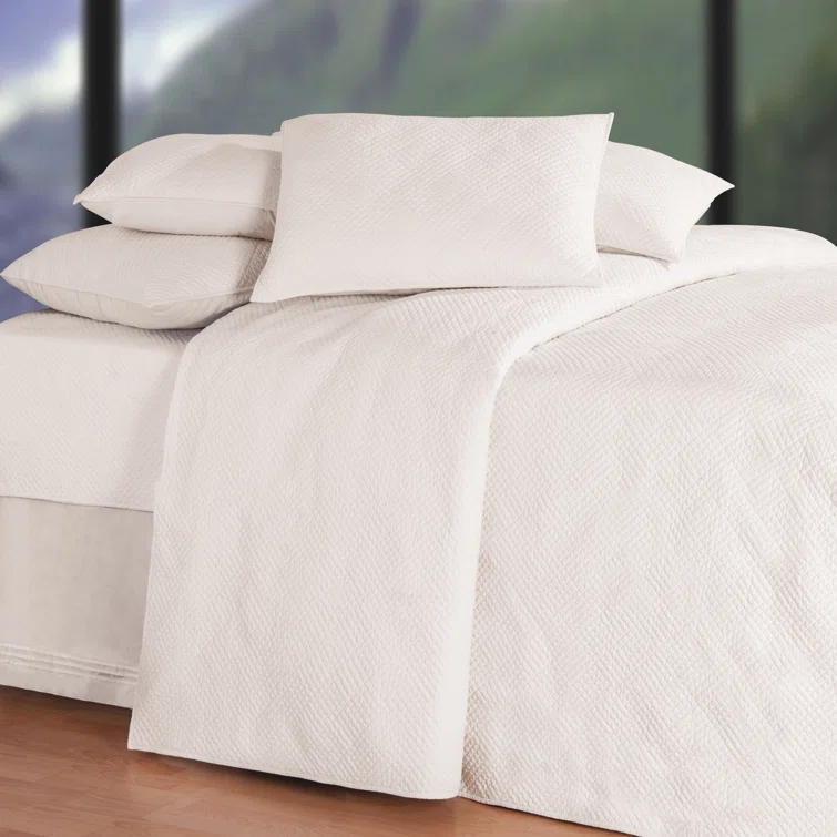 C&F Home Hampton Soft White Cotton Sham