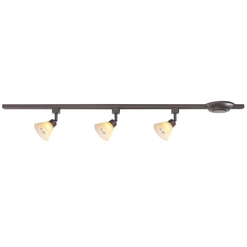 Rainbow Lighting 44'' 3 -Light Track Track Kit with Dimmable and Adjustable Head