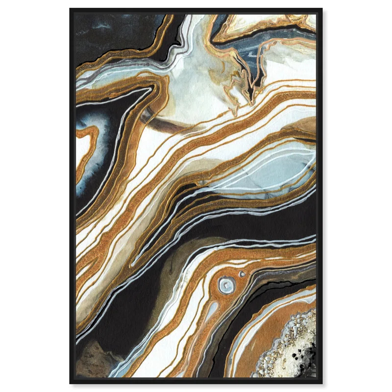 Art Remedy Black and Gold I