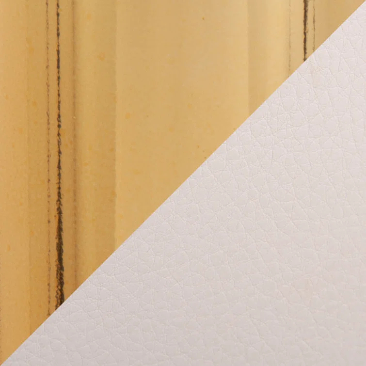 LumiSource Swivel Upholstered Counter Stool with Metal Frame (Set of 2)