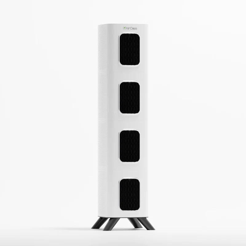 Air Oasis iAdaptAir 2.0 Pro 5-Stage True HEPA Filtration for Viruses, Mold, Dust, Smoke, Pollen & Odors with 2 year Filter Life, Ozone Free Bi-Polar Technology, WiFi Compatible, and up to, 5,474 Sq Ft of Clean Air.